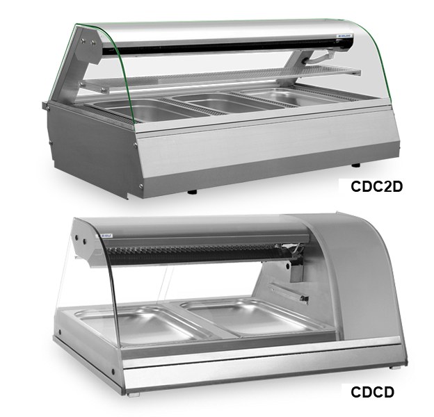 REFRIGERATED DISPLAY COUNTER TOP CURVED GLASS CASE – CDCD/CDC2D