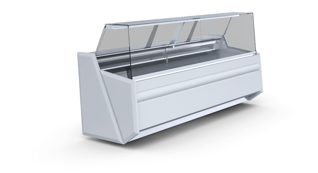 Straight Glass Slim Line Refrigerated Deli/Meat/Cheese/Salad Cases